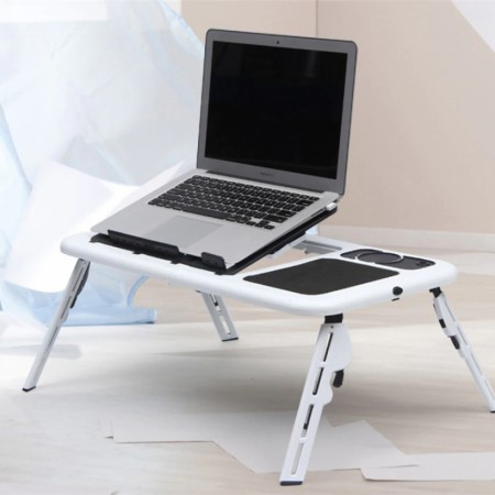 laptop table stand with cooling fan