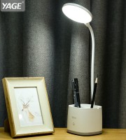YAGE YG-T109 Touch Sensor LED Table Light With Pen & Phone Holder