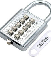 10 Digit Push Button Password Lock Anti-theft Locking Mechanism For Locker