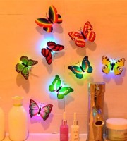 5Pcs Butterfly LED Adhesive Wall Decorative Light Beautiful Butterfly LED Light