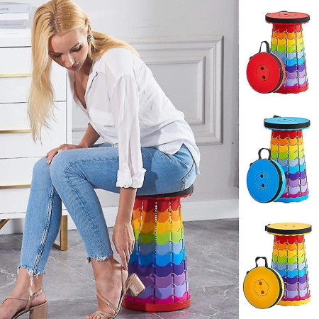 Outdoor Portable Rainbow folding chair.