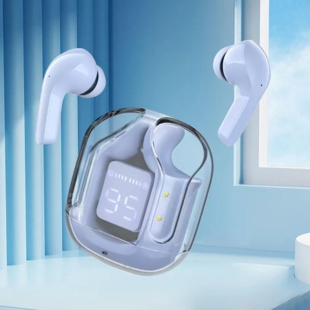 Mini transparent Wireless Bluetooth headset Digital display ENC noise reduction