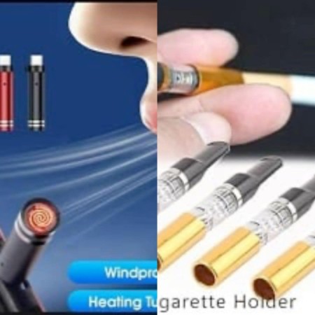 সিগারেট ফিল্টার (৫ পিছ) + Small Wind Proof Type-C Electric Heater= COMBO একসাথে