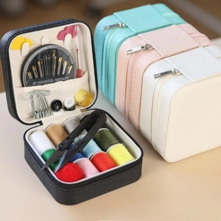 17Pcs Sewing Kit – Portable Needle & Thread for DIY & Home Repair
